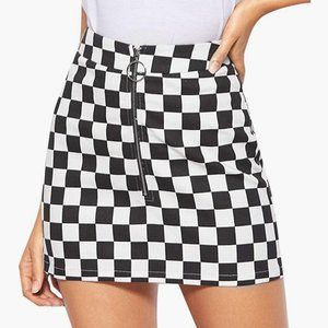 Black and White Checkered Ska Shirt
